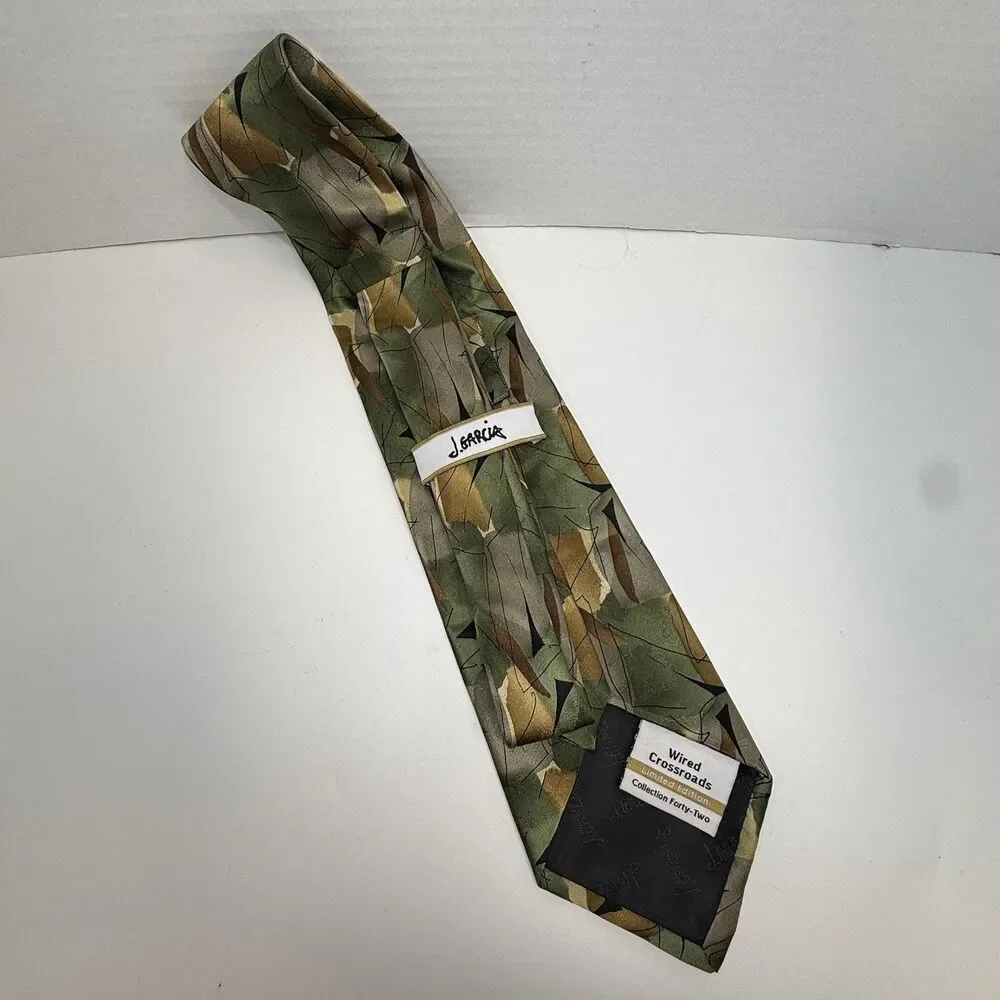 Vintage J Garcia Wired Crossroads Limited Edition 100% Silk Neck Tie